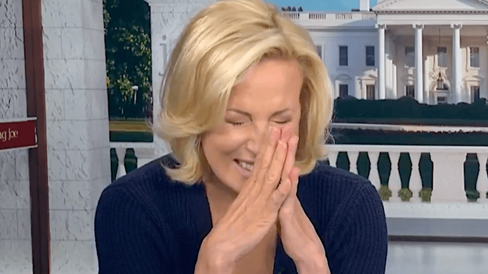 'Ouch': MS NOW's Mika cringes at Fox News coverage of Trump's thinly attended festival