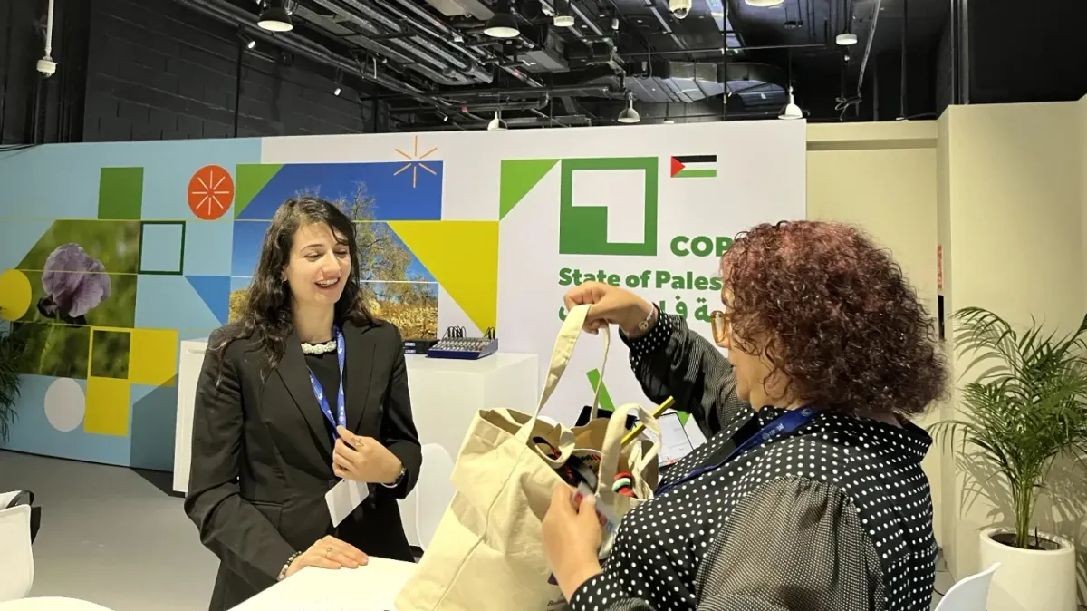Despite war at home, Palestine arrives at global climate conference