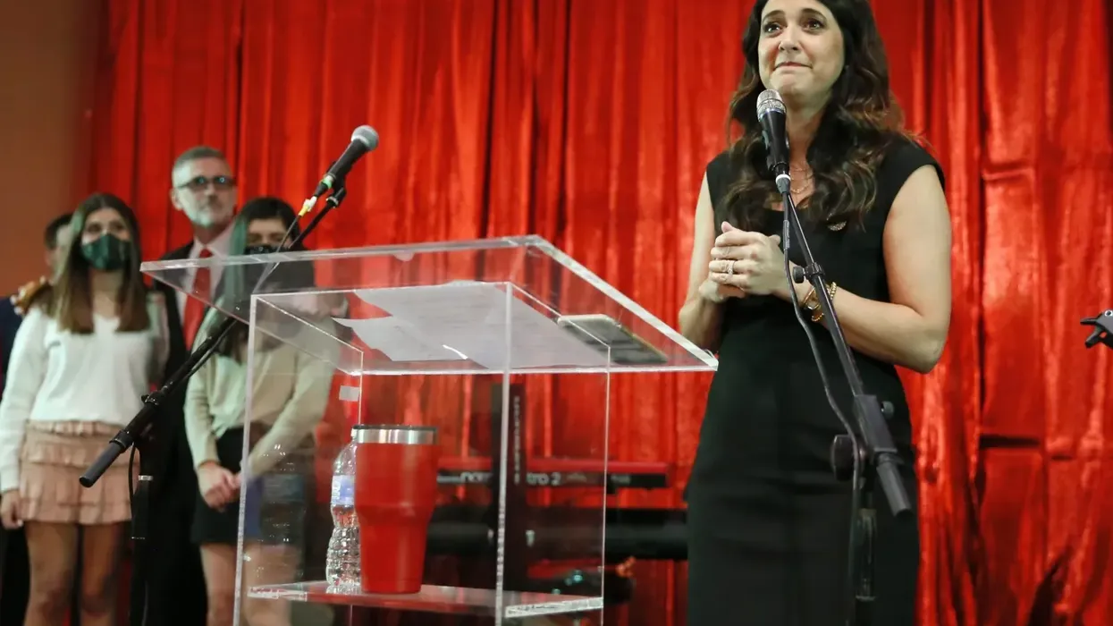'These are a joke!' Republican lambasted by voter who tricks way onto remote town hall
