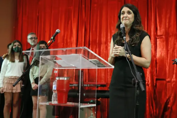 'These are a joke!' Republican lambasted by voter who tricks way onto remote town hall