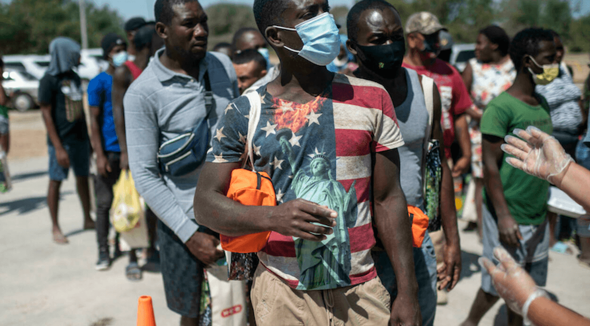 US says no more Haitian migrants in Texas camp, most press on seeking asylum