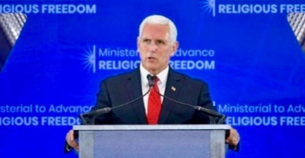 Conservative analyst slams 'joke' Mike Pence for trying to distance himself after he 'inspired' insurrectionists