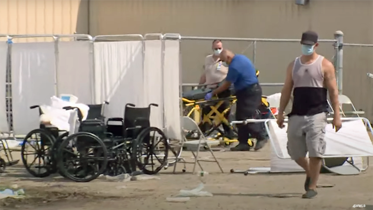 Louisiana shuts down nursing homes after 7 deaths in warehouse used as hurricane shelter
