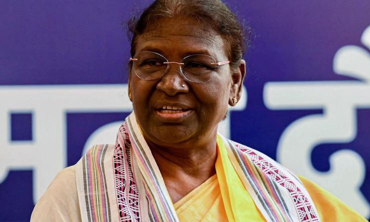 Droupadi Murmu sworn in as India's first tribal president in 'watershed' moment