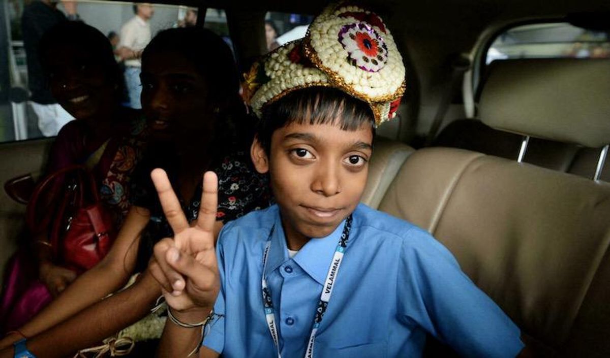 Indian 16-year-old stuns chess world champion Carlsen