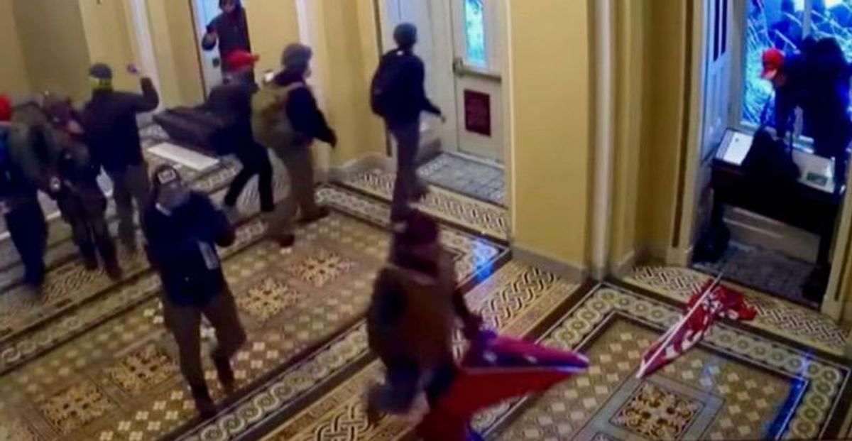 Feds want man who shouted 'we ride for Trump we die for Trump' to get 3 months after stealing Capitol flag
