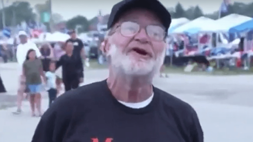 'Hard not to use the word cult': CNN analyst stunned by footage of Trump fans insisting he's still using Air Force One