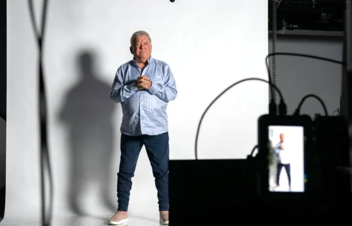 Captain Kirk to the holodeck: Shatner beams in to remote meeting