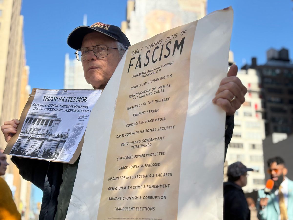 'Very Hitlerian': Protesters cause MAGA outrage at Trump's Madison Square Garden rally