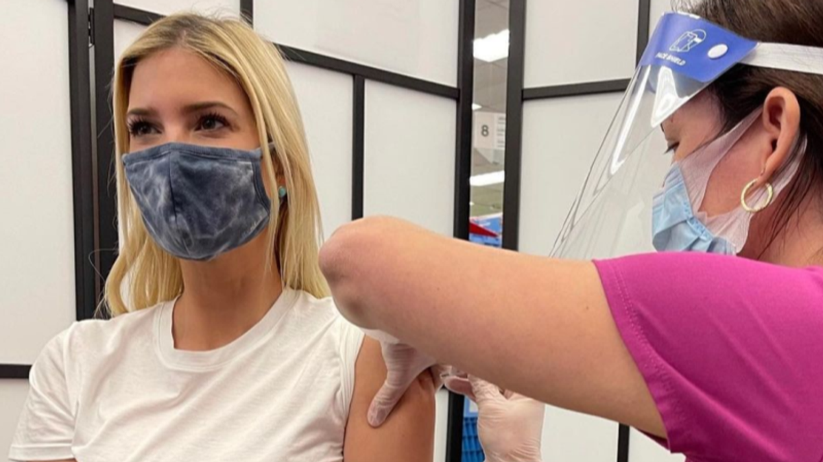 Trump supporters explode in rage at Ivanka after she encourages others to get vaccinated