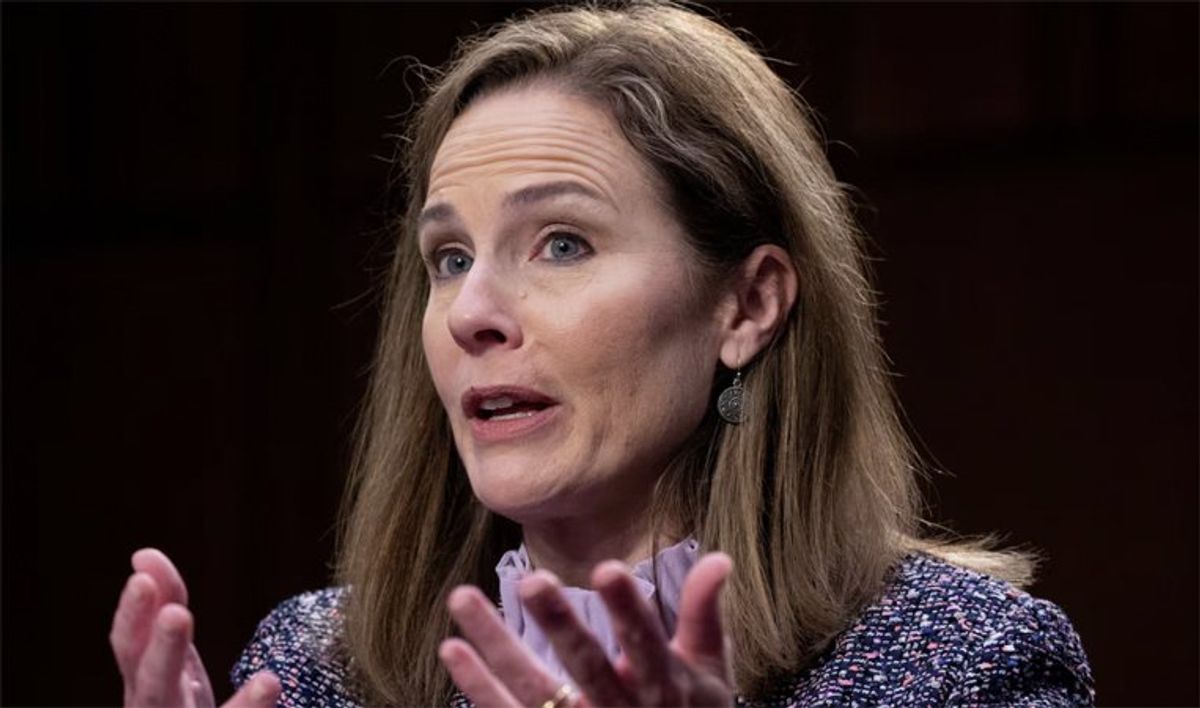 MAGA piles on Amy Coney Barrett as Trump slams Supreme Court justices to their faces