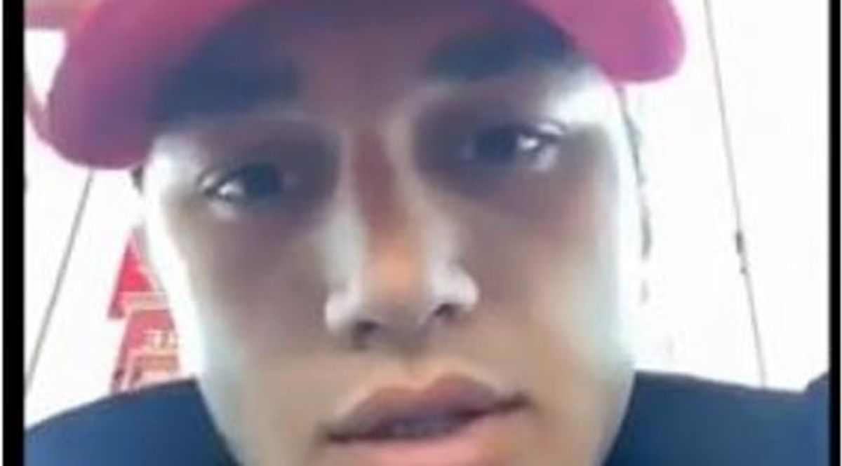 MAGA rioter who stole flag and yelled 'we ride for Trump we die for Trump' escapes with no prison sentence
