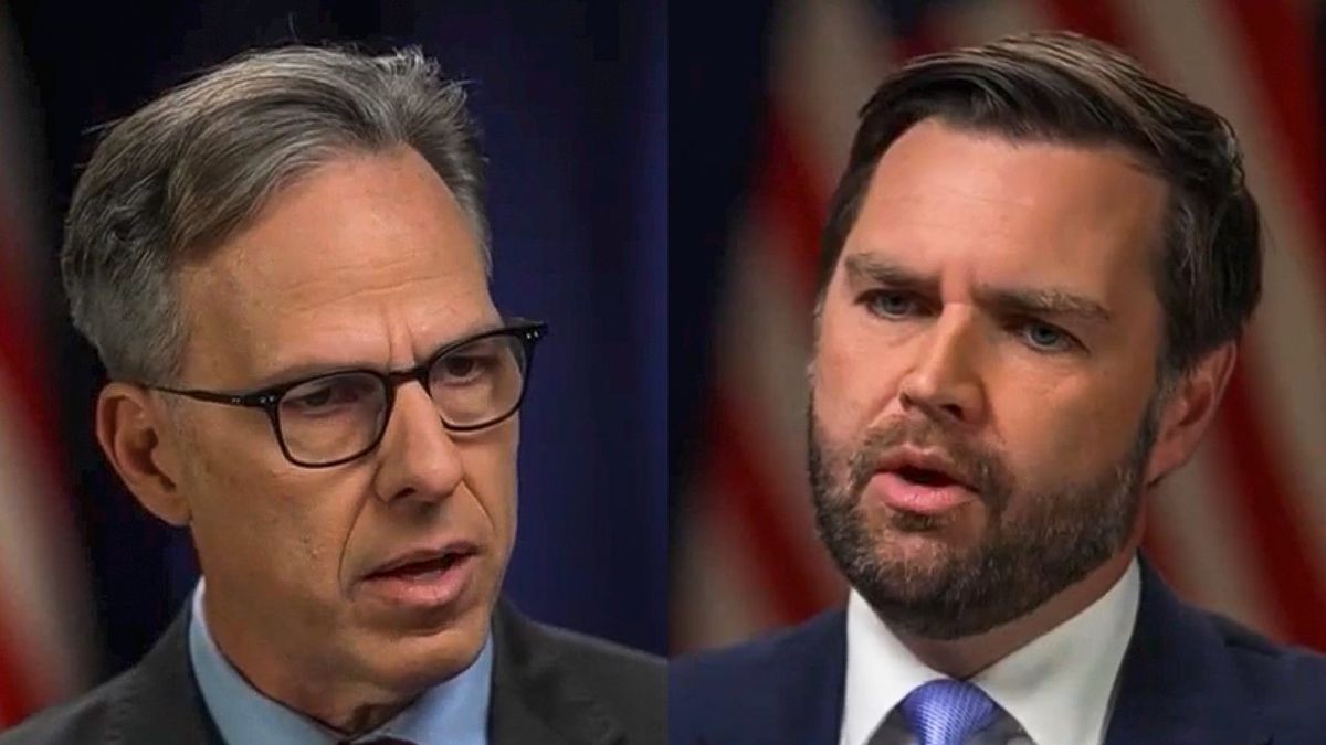 'So you made it up': J.D. Vance busted by Jake Tapper for lying about John Kelly