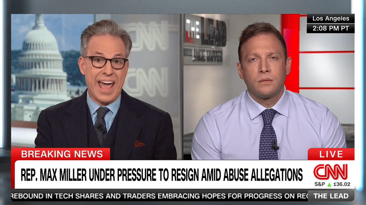 'You just defended it!' Tapper takes Max Miller to task for 'shockingly reckless' photo