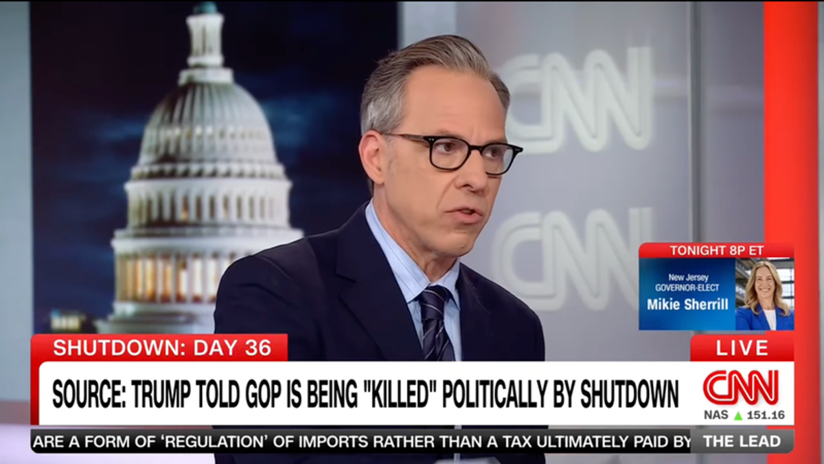 'That would be defying history!' Jake Tapper bashes GOP lawmaker's claims about midterms