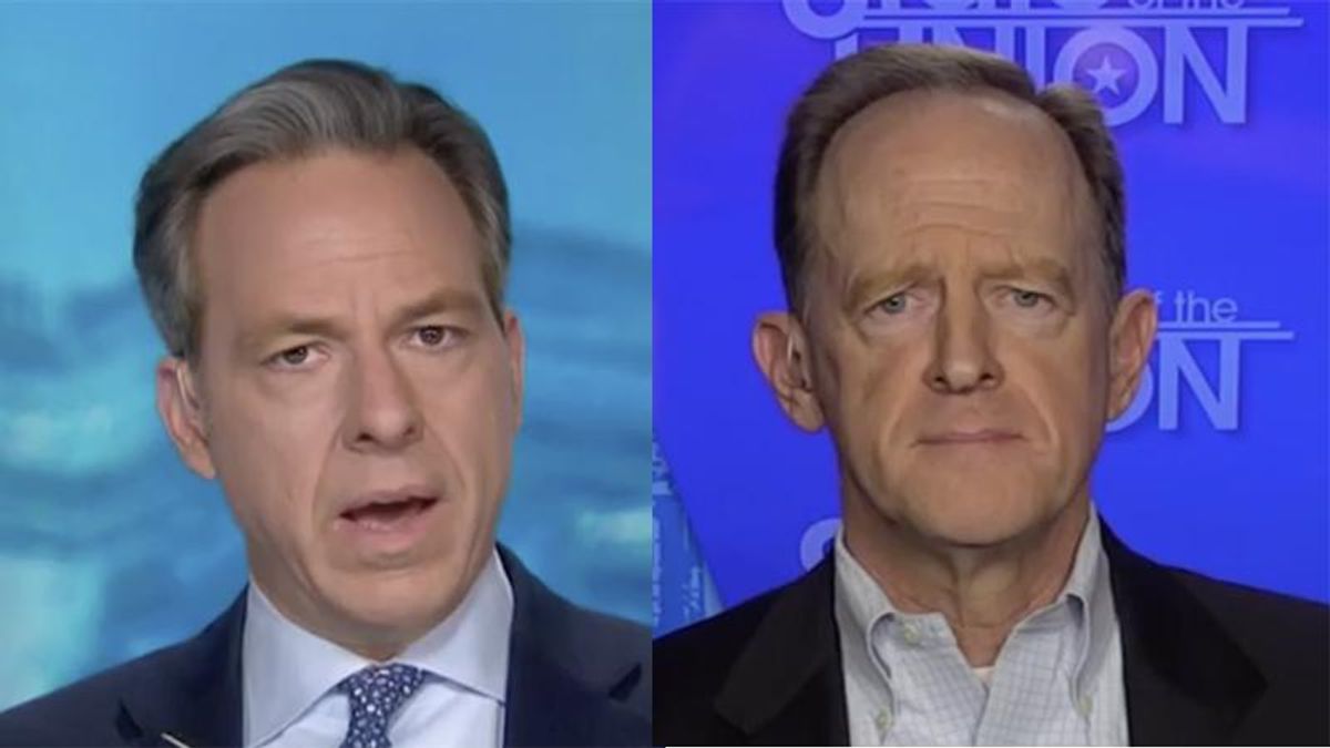 GOP lawmaker blindsided with his own words by CNN's Tapper after complaining about Biden's COVID aid package