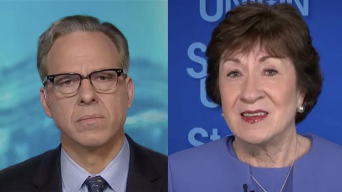Susan Collins confronted on CNN with her Trump 'learned his lesson' comments before the Capitol riot