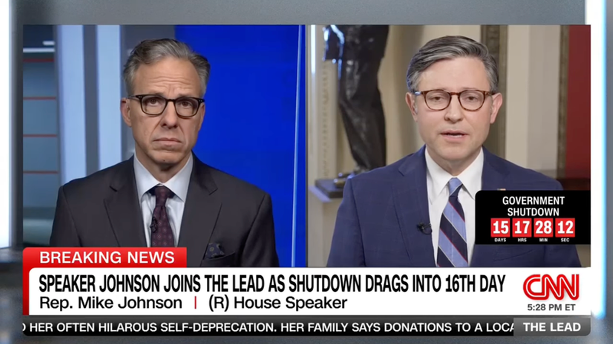 'Not accurate': Mike Johnson hit with swift fact-check on shutdown