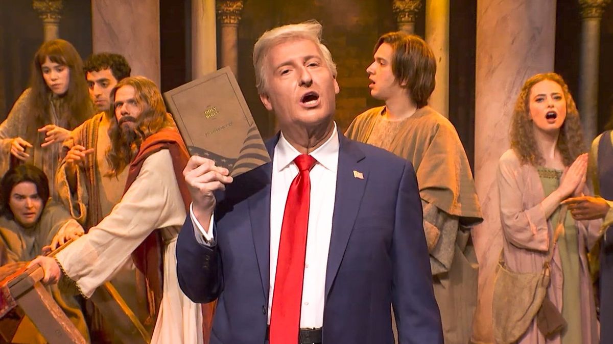 'Beyond the pale': MAGA lawmaker says SNL actor headed to hell over sketch mocking Trump