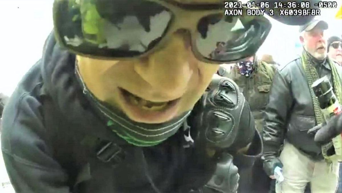 Feds nab Virginia Proud Boy who charged at cops while wielding a 'large stick' during Capitol riot