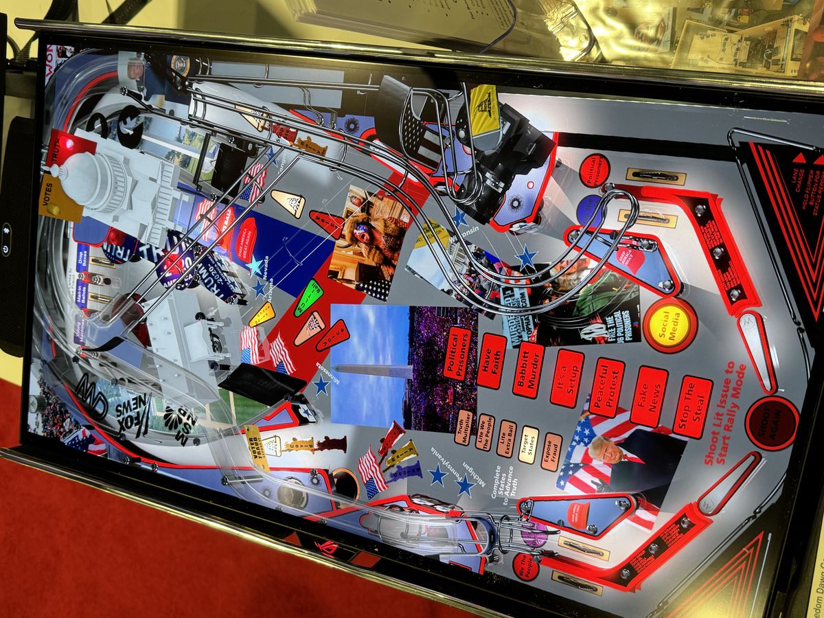 'Pinball for pinheads': CPAC's Jan. 6-themed pinball game gets shredded on social media