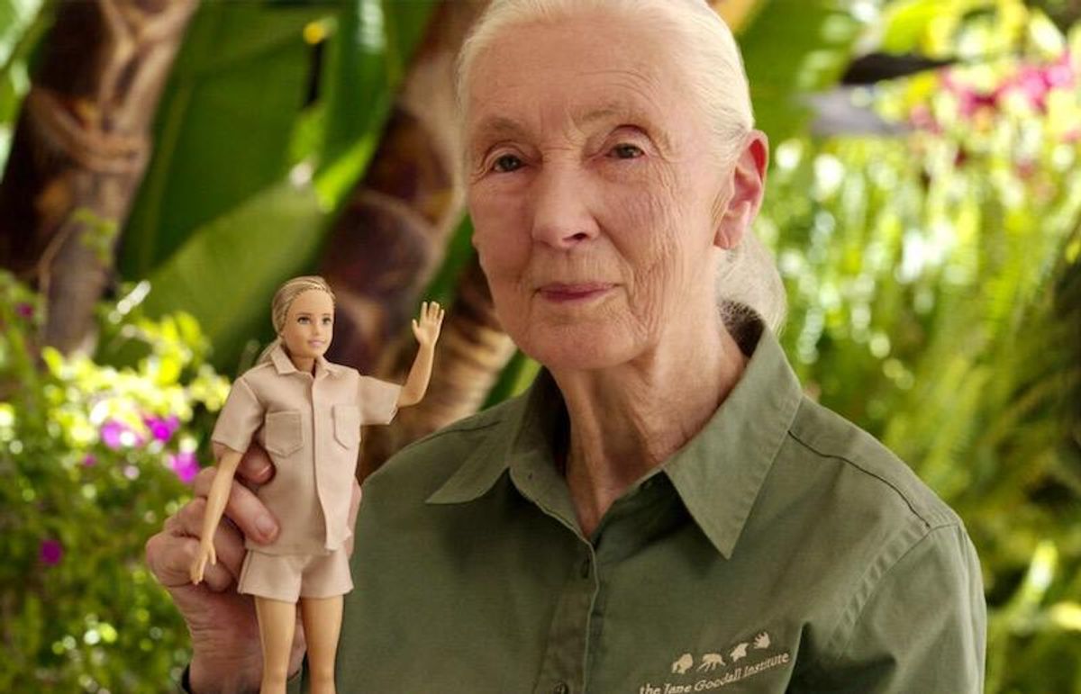 Mattel unveils Jane Goodall Barbie, complete with chimp