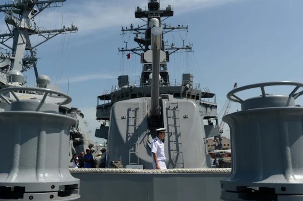 China on 'high alert' after Japan warship sails through Taiwan Strait
