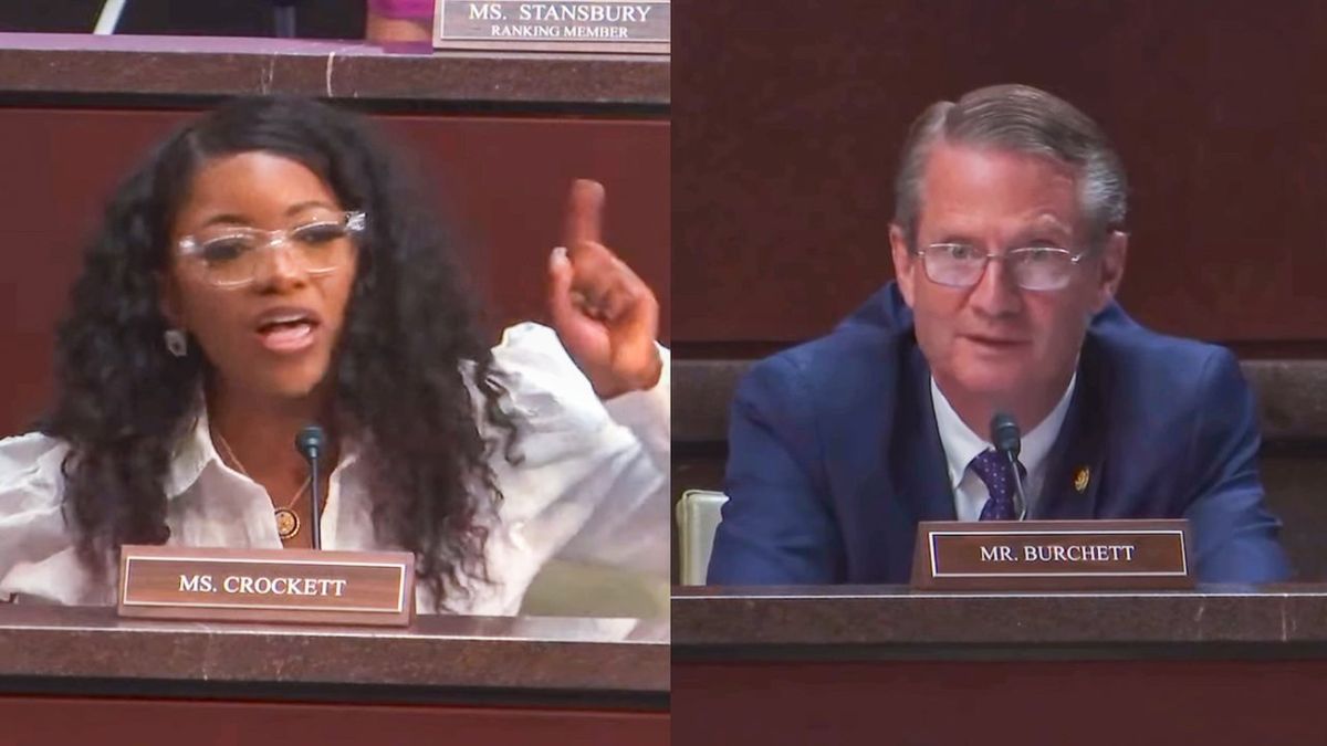 Jasmine Crockett brings receipts to give Republican's claim brutal fact check