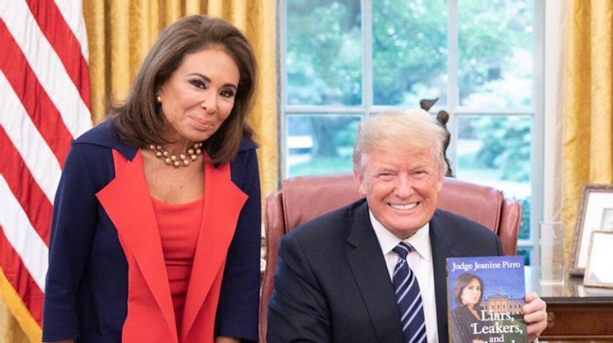 REVEALED: Fox's Judge Jeanine orchestrated payments for ‘command centers’ that could blow up Trump’s defense