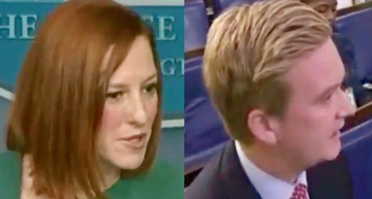 Jen Psaki buries Fox News’ Peter Doocy: Trying to ‘disprove a negative’ is ‘never the responsible approach’