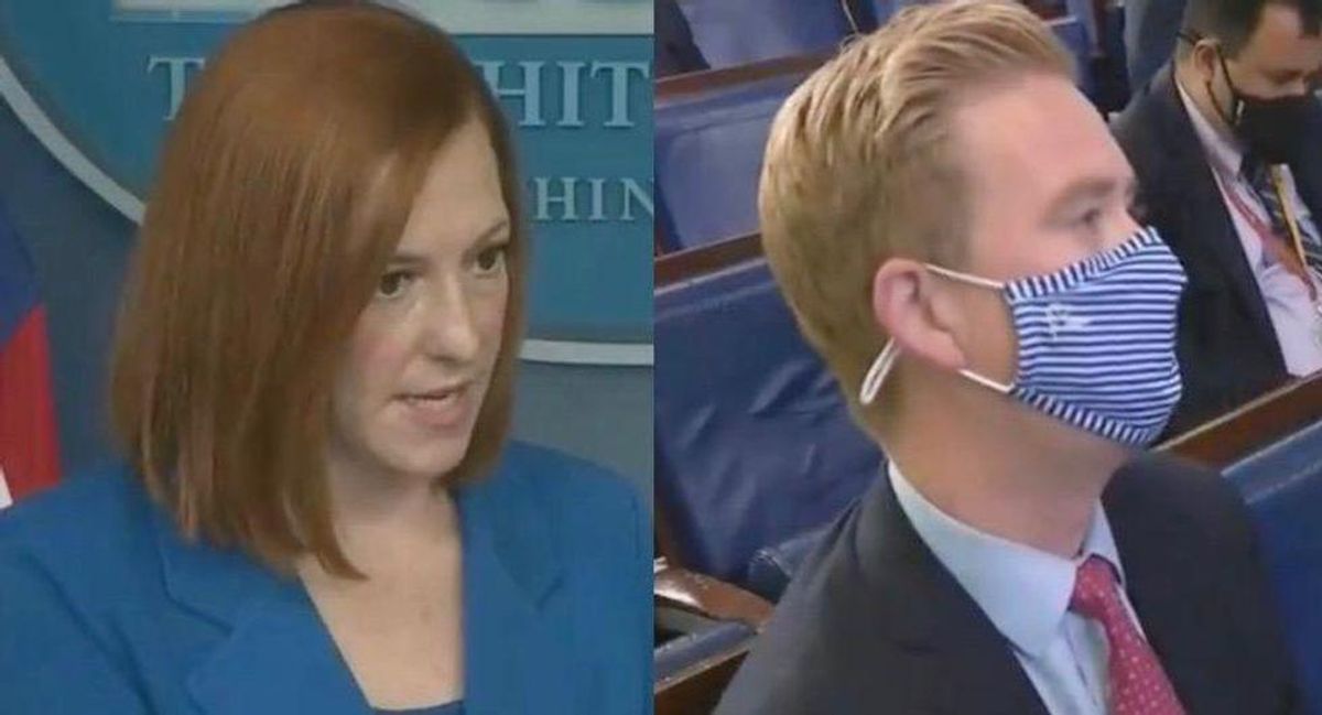 Jen Psaki schools Peter Doocy after he seems confused about why Biden wants to stop threats to school officials