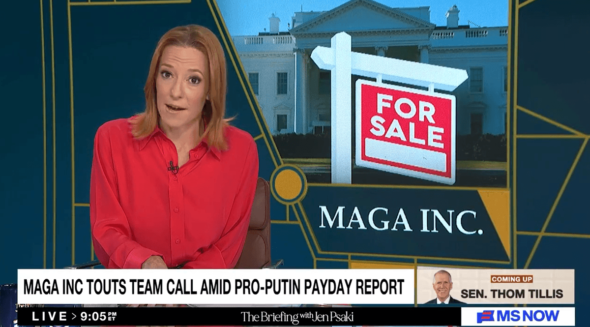 MAGA's 'tone-deaf' wagon-circling around Trump pals floors Jen Psaki: 'Not a great look'