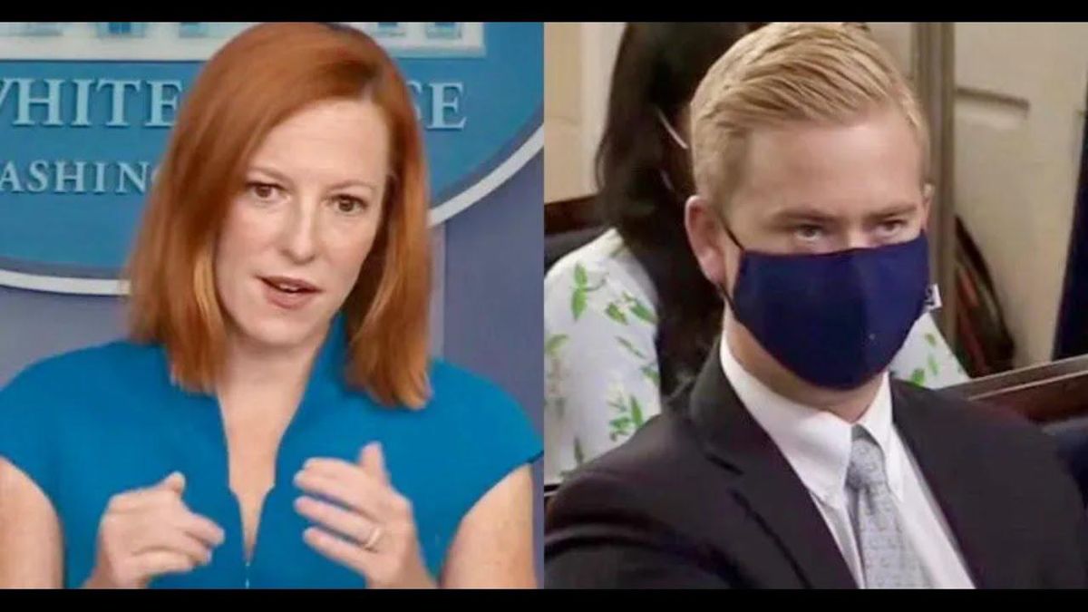 Jen Psaki lays waste to Peter Doocy's bogus vaccination talking points