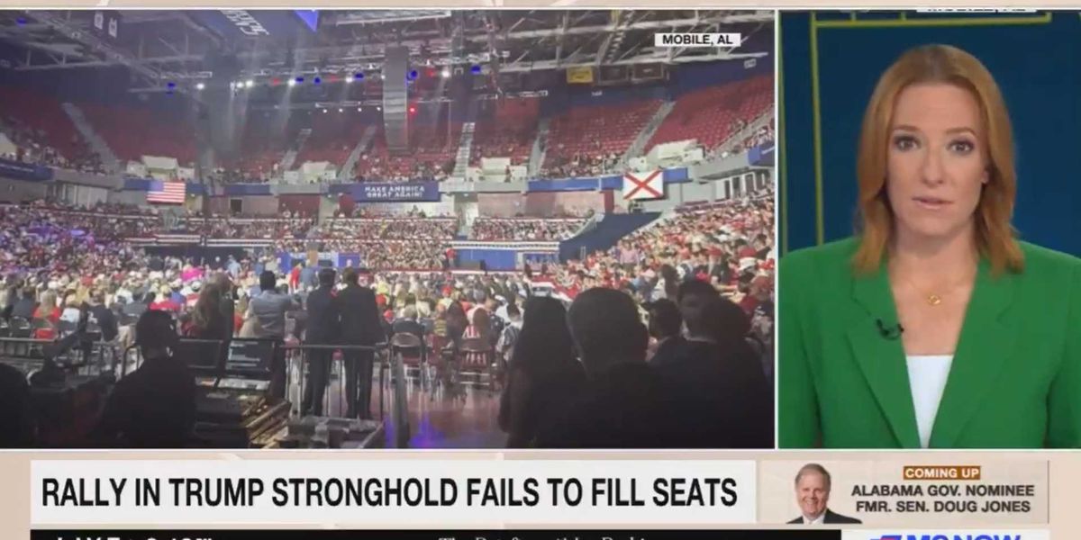 Red Now Trump 'couldn't even fill half the seats' at red state rally as support ...