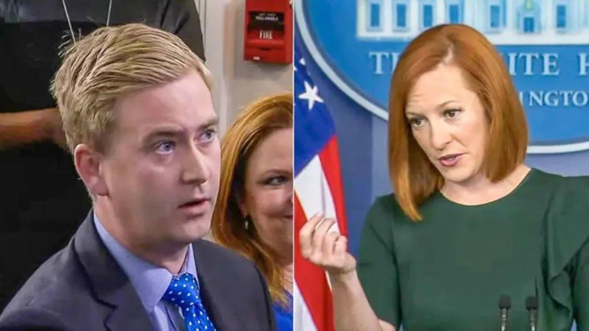 Jen Psaki reminds Peter Doocy of Trump's Twitter tantrums after he whines about 'hashtag' diplomacy