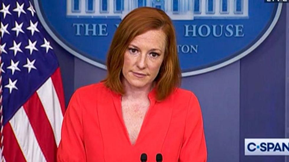 Jen Psaki trolls Trump at press briefing: Biden 'spends a lot less time obsessing over social media'