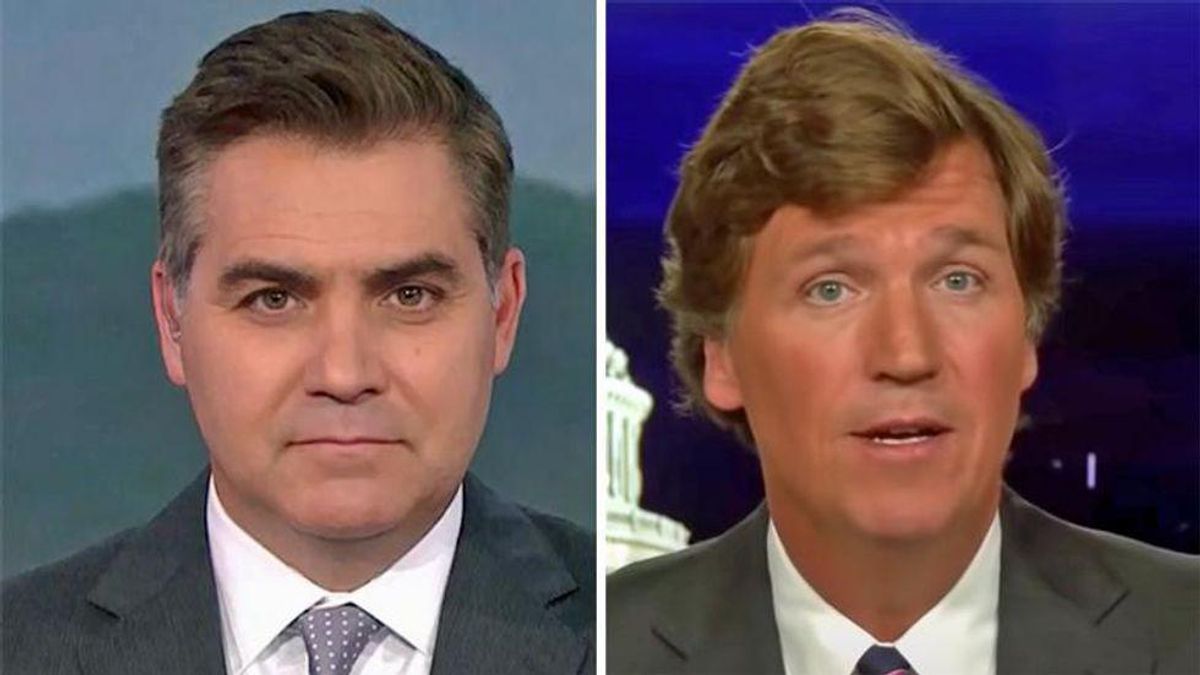 Tucker Carlson wins profane award from CNN's Jim Acosta