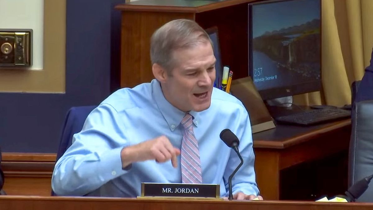 Jim Jordan hijacks health hearing to rant about FBI 'spying' at Jan. 6 riot