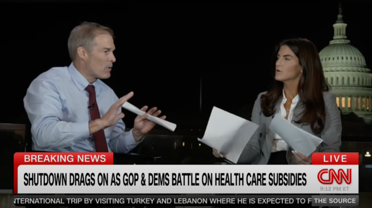 'Don't change the subject!': Kaitlan Collins clashes with Jim Jordan in fiery interview