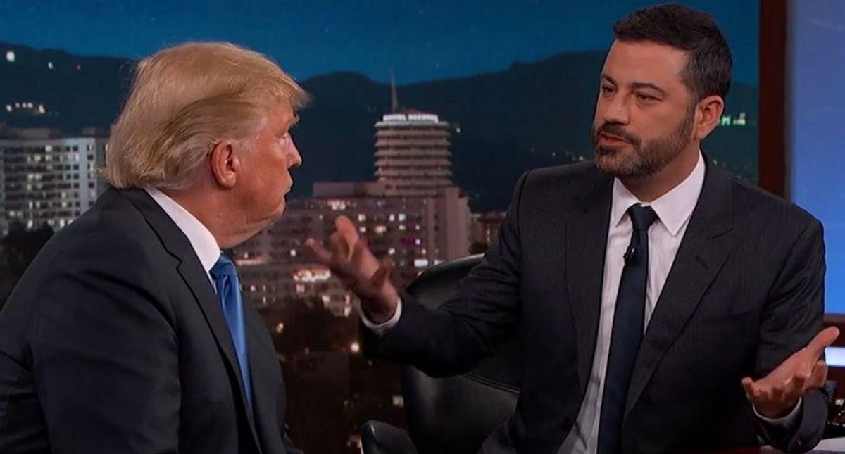 Jimmy Kimmel marks one-year anniversary of 'sore loser' Trump's election defeat: 'He still hasn't let go'