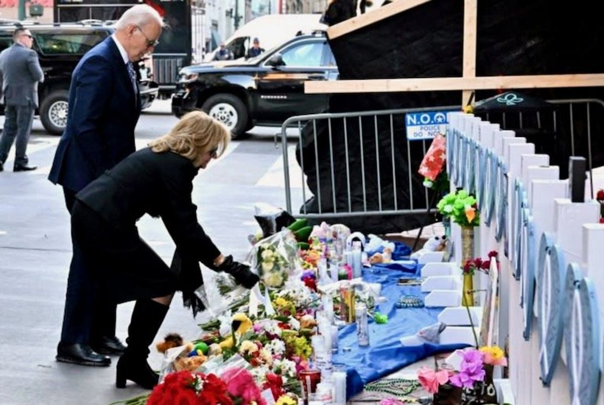 Bidens honor terror attack victims in New Orleans
