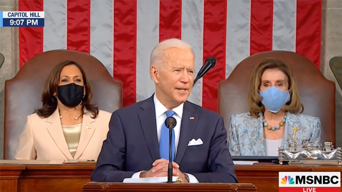 Biden pushed a Robin Hood message in national address -- and 85% of viewers approved: report