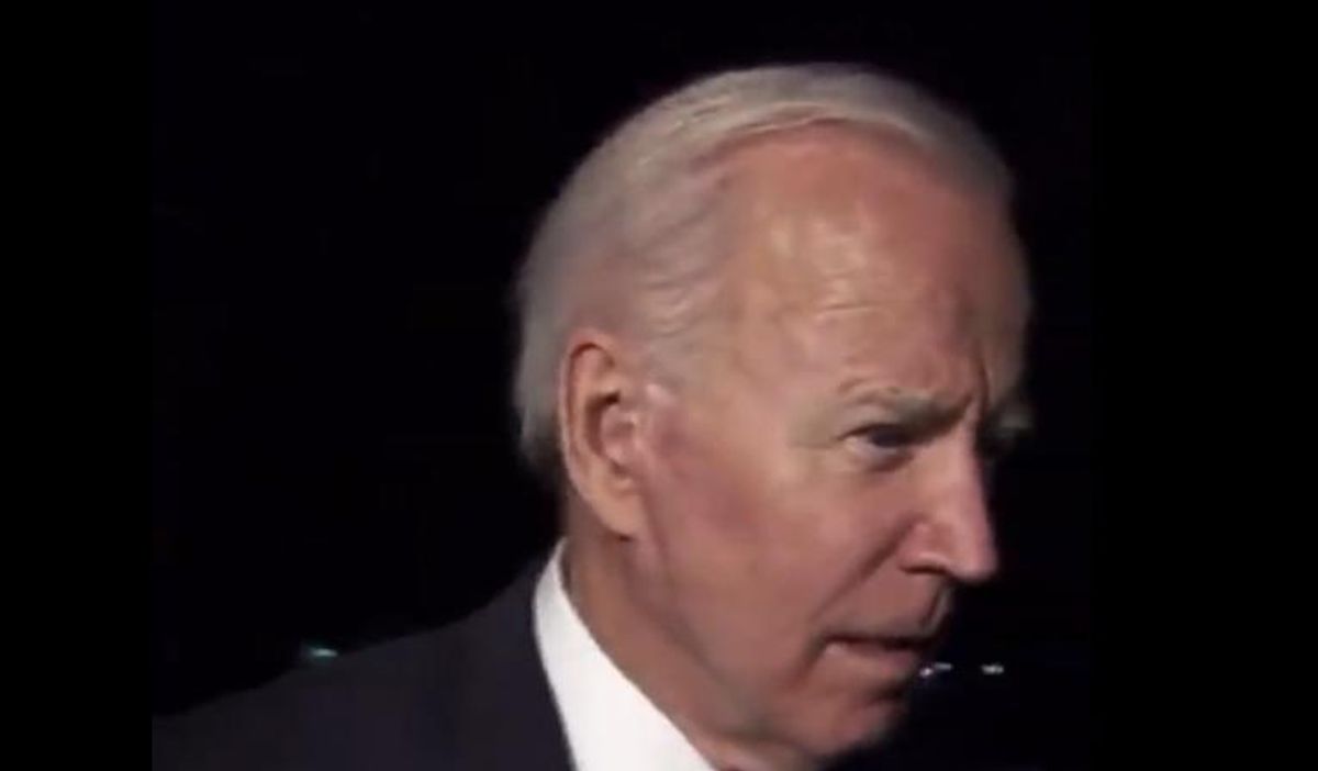 WATCH: Biden leaves conservative reporter speechless after bringing up the GOP's QAnon problem