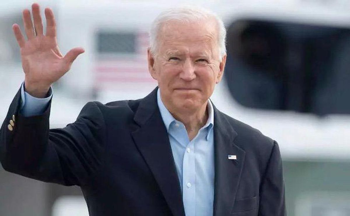 Pro-Trump MAGA protestors wave obscene ‘F’ Biden signs ahead of President’s Michigan speech