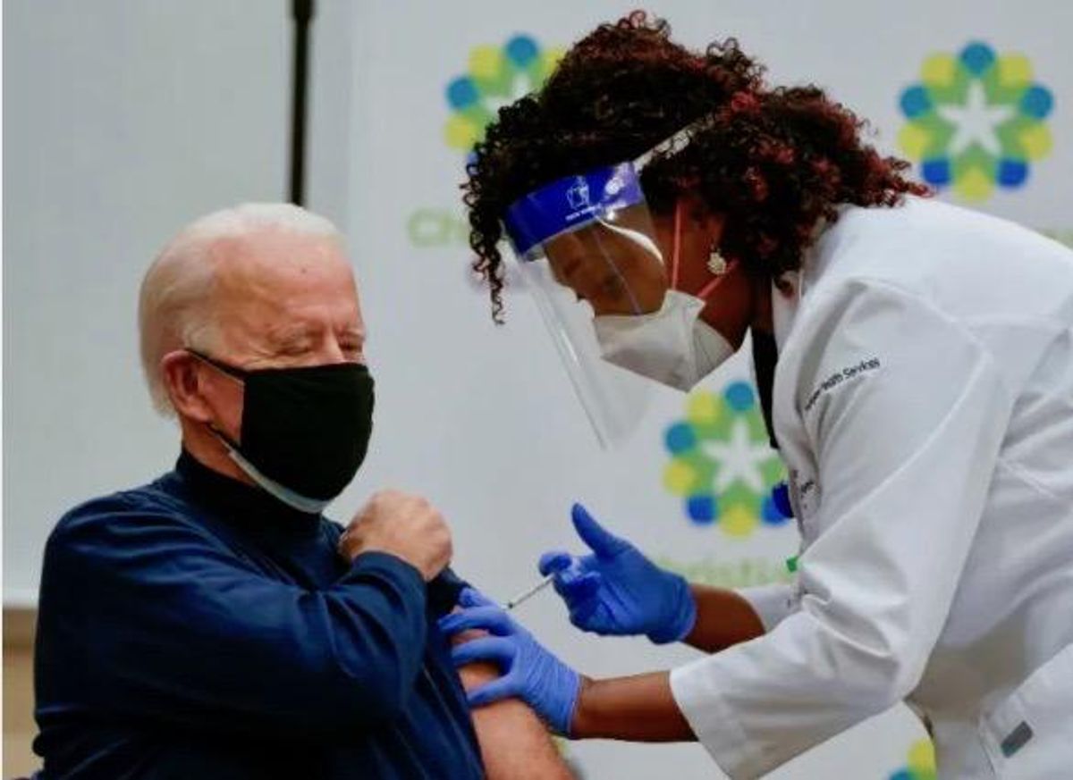 Biden to receive second COVID vaccine dose Monday