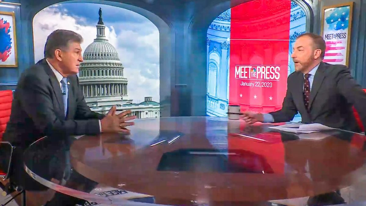 'You're not telling me no': Chuck Todd grills Joe Manchin on plans to run for president