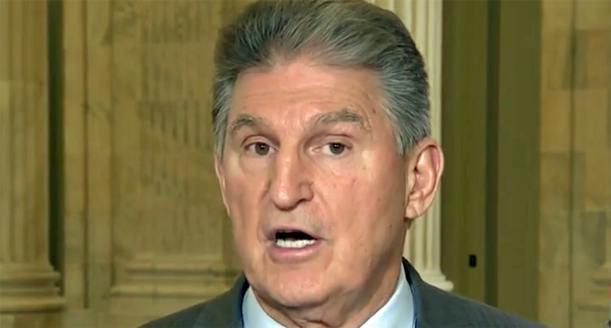 Joe Manchin learned all of the wrong lessons from the Capitol riot