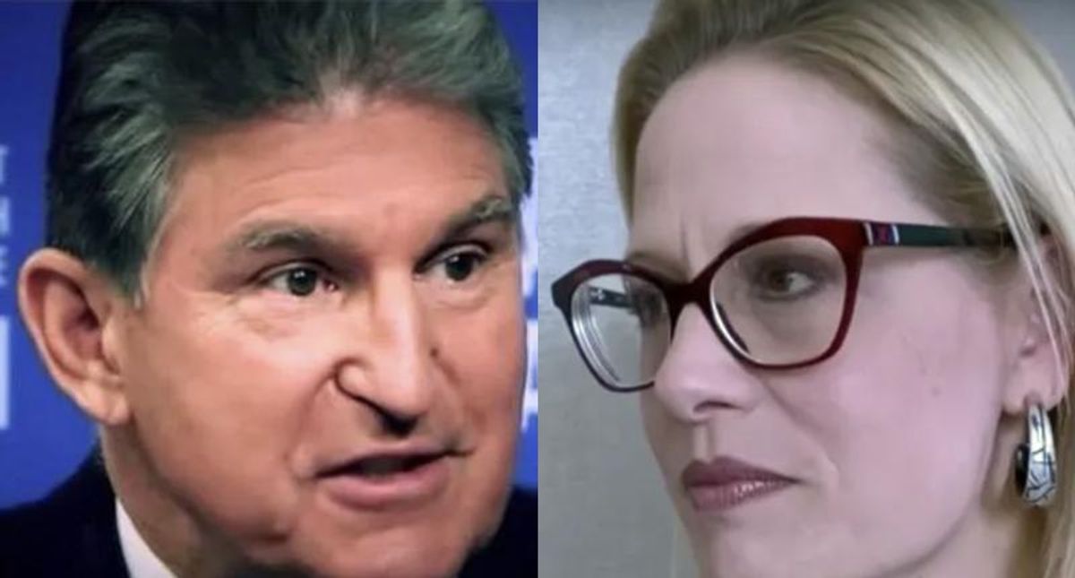 Manchin and Sinema are raking in GOP donor cash as they derail Biden's agenda: report
