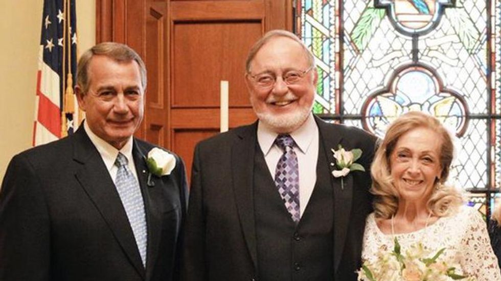 Republican threatened congressman on the floor of Congress -- and the victim served as his best man