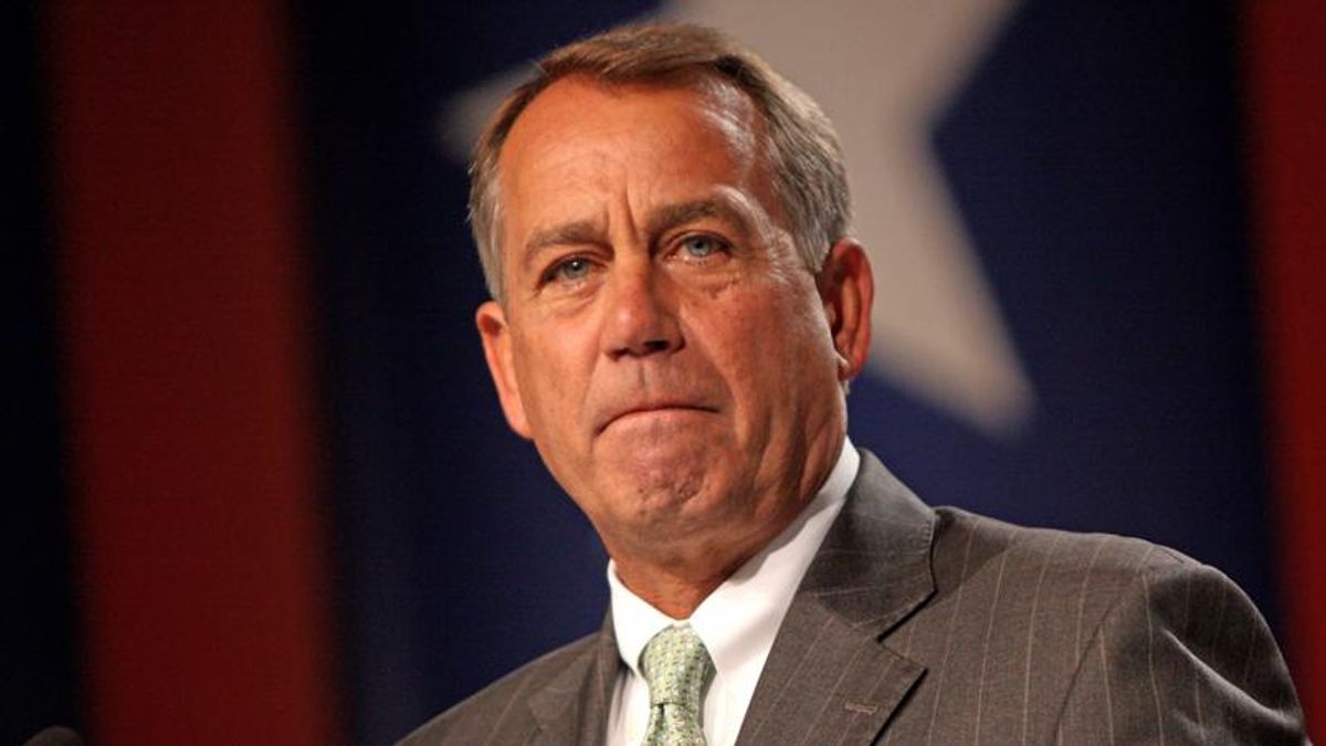 Blame John Boehner for the 'Crazytown' afflicting the Republican Party